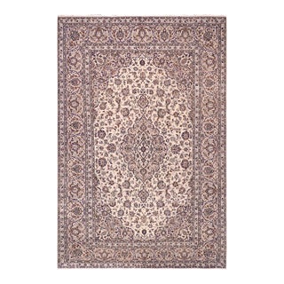 Boho Chic Persian Nahin Beige/Tan Wool Rug - 8'2'' X 11'6'' For Sale