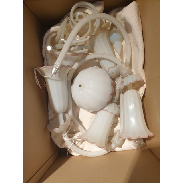 Vintage Chandelier in Murano Blown Glass, 1930s For Sale - Image 4 of 8