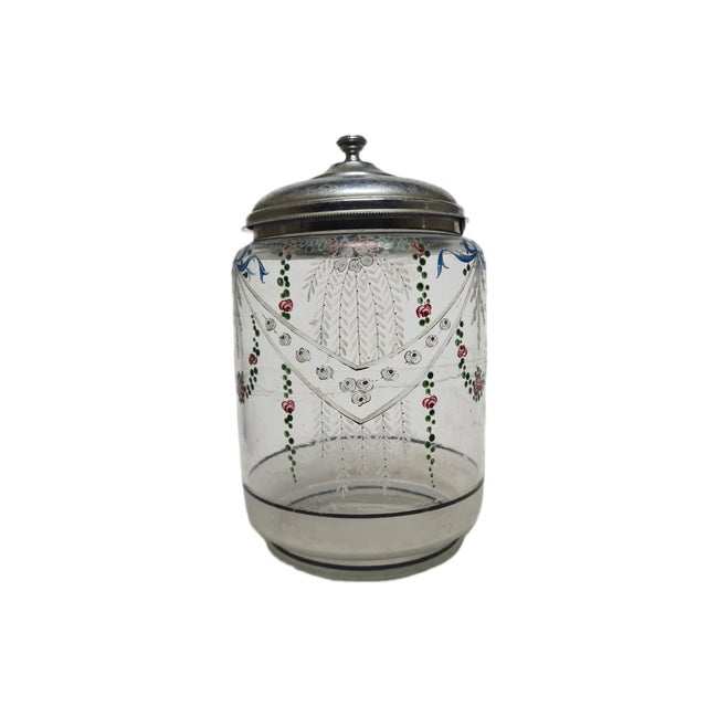 Danish Art Nouveau Biscuit Box, 1890s For Sale - Image 6 of 8
