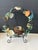Vintage Botanical Bird Wreath Sculpture With Nest, Nature-Inspired Metal Wall Art, Cottage Garden Relief For Sale - Image 4 of 9