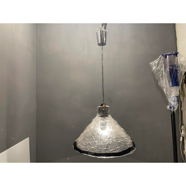 Italian Architectural Murano Glass Pendant For Sale - Image 3 of 9