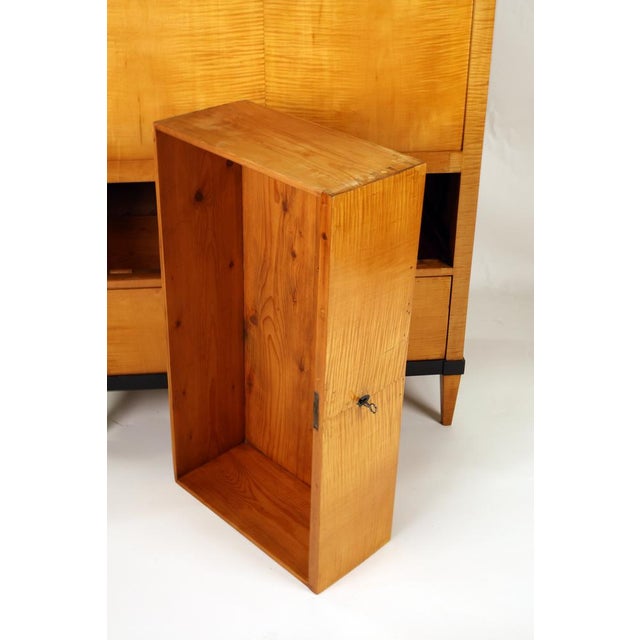 Classicist Secretaire in Maple, 181 For Sale - Image 4 of 18