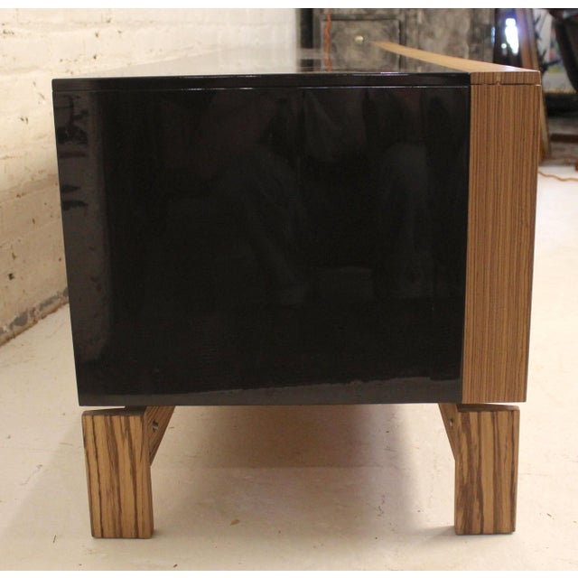 Mid-Century Modern Stunning Low Profile Italian Sideboard For Sale - Image 3 of 13