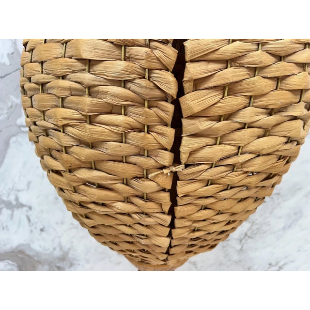 Giant 1970s Wicker Beetle For Sale - Image 6 of 18