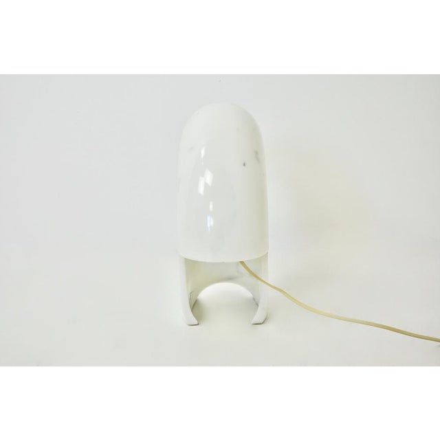 Stone Marble Biagio Table Lamp by Afra & Tobia Scarpa for Flos, 1968 For Sale - Image 7 of 15