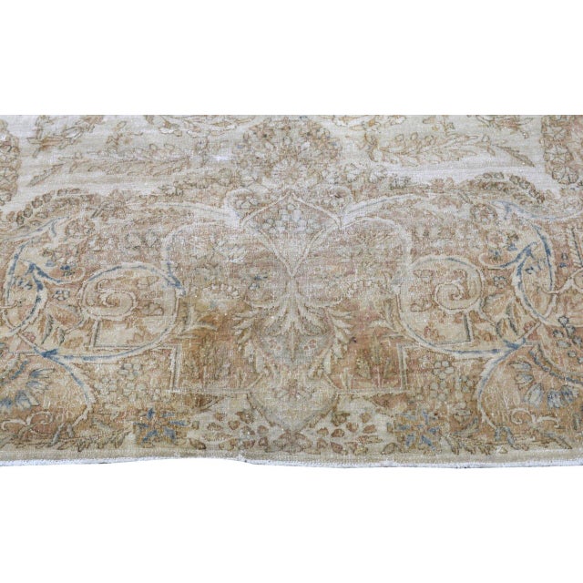 Vintage Turkish Anatolian Hand Knotted Wool Rug, 10'4x18'3 For Sale - Image 4 of 5