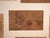 Brown Antique Japanese Two-Panel Screen with Painting Collage, 1900 For Sale - Image 8 of 13