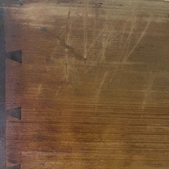 1850s Empire Style Birds Eye Maple Wood Dresser Chest of Drawers With Secret Drawers For Sale - Image 11 of 13