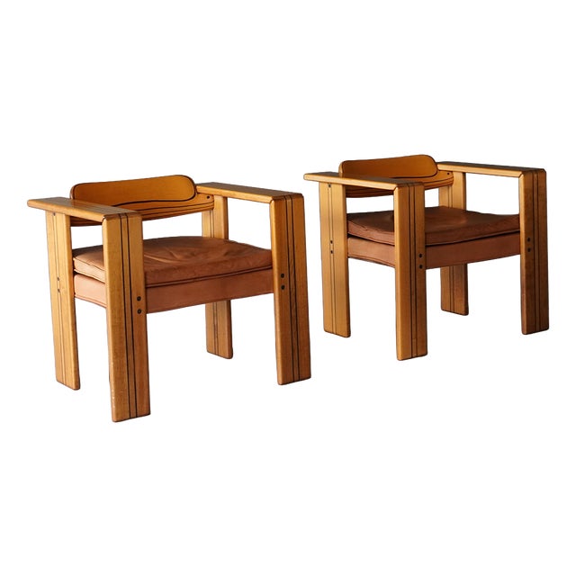 Artona Armchairs by Afra & Tobia Scarpa for Maxalto, Italy 1970s, Set of 2 For Sale