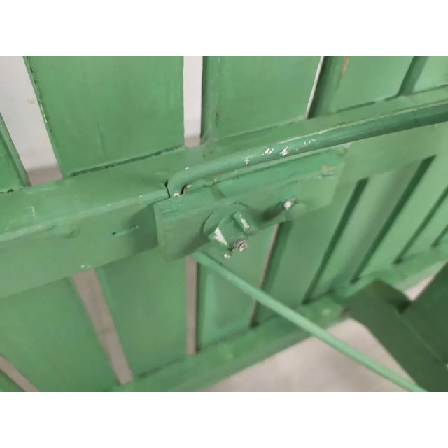 Wooden Folding Garden Table For Sale - Image 14 of 15