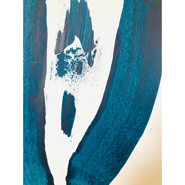 Color Study in Navy #14 Contemporary Abstract Acrylic Painting For Sale - Image 11 of 11