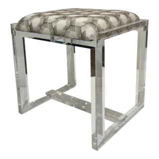Port 68 Glencoe Acrylic Honeycomb Bench For Sale