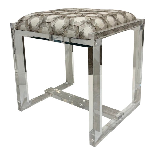 Port 68 Glencoe Acrylic Honeycomb Bench For Sale