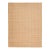 Modern Minimalist Hand-Knotted Ribbed Wool Area Rug in Warm Sand For Sale