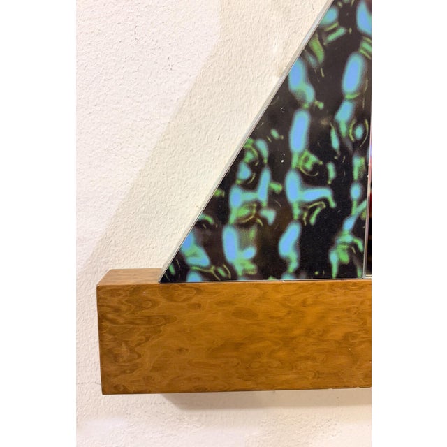 Ettore Sottsass Diva Mirror by Ettore Sottsass for Memphis Milan, 1984 For Sale - Image 4 of 7