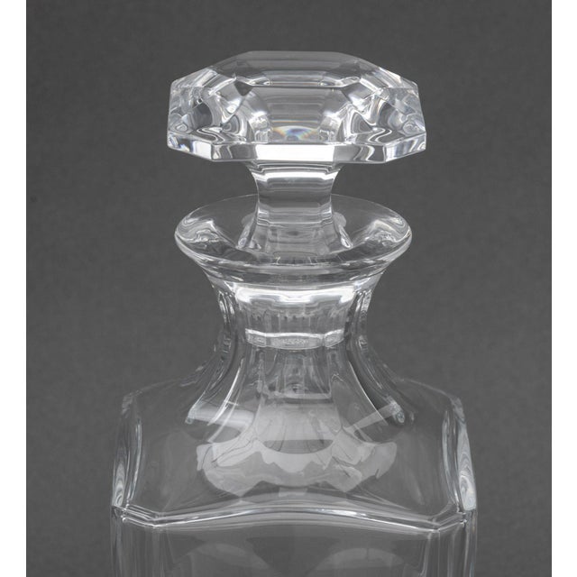 Modern Late 20th Century Baccarat Crystal "Harcourt 1841" Whiskey Decanter For Sale - Image 3 of 8