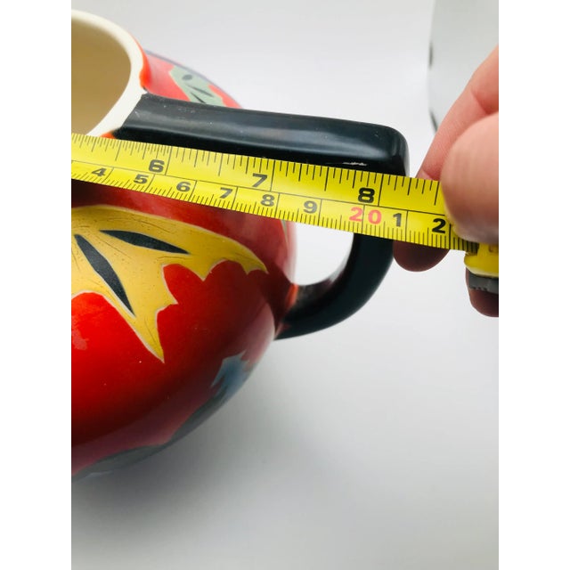 Antique Art Deco Kinkozan Japan Satsuma Pitcher For Sale - Image 9 of 12