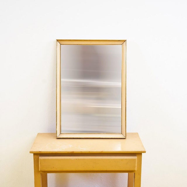 Vintage Wooden Mirror, 1960s For Sale - Image 6 of 6