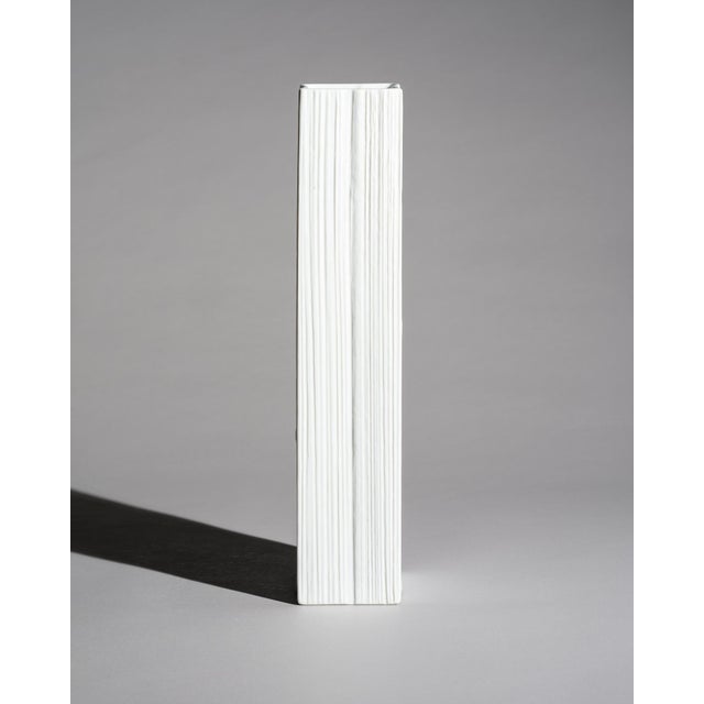 Rosenthal Op-Art Floor Vase by Martin Freyer for Rosenthal, 1960s For Sale - Image 4 of 11