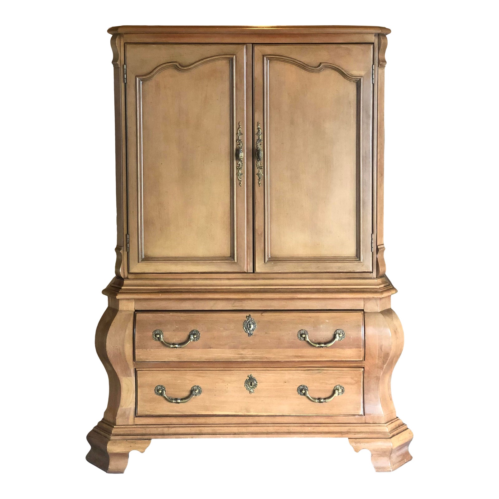 Century Furniture Company Bombe Gentleman’s Armoire Chairish