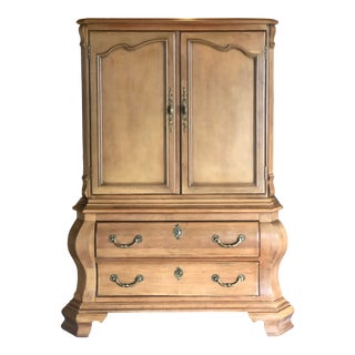 Century Furniture Company Bombe Gentleman’s Armoire For Sale