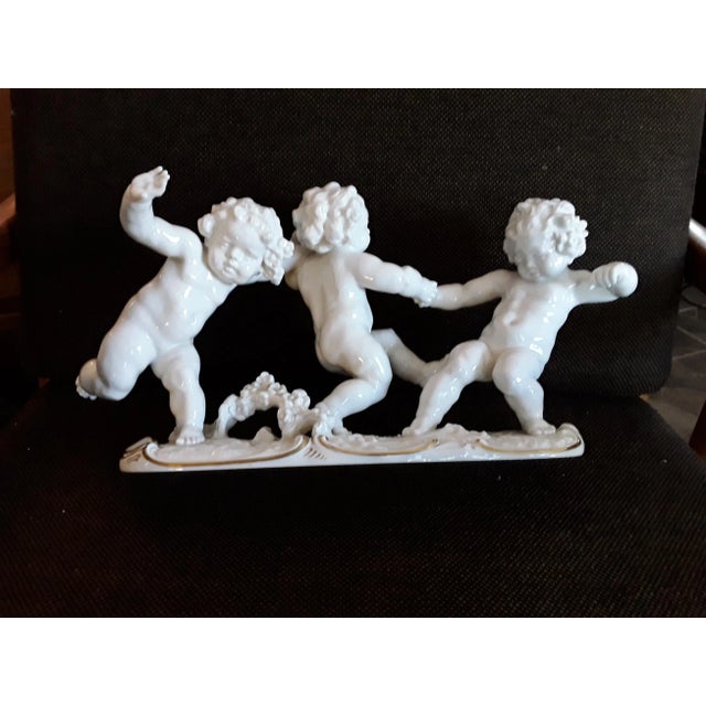 Gold Art Deco March Equinox Porcelain Figure by Karl Tutter for Hutschenreuther For Sale - Image 8 of 8