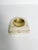 Travertine and brass ashtray, France, 1960s. An elegant modernist ashtray crafted from solid travertine and featuring a...
