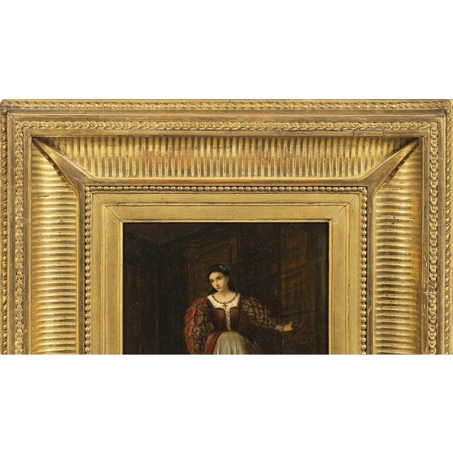 English School Artist, Female Figure, 18th Century, Oil Painting on Wood For Sale - Image 4 of 8