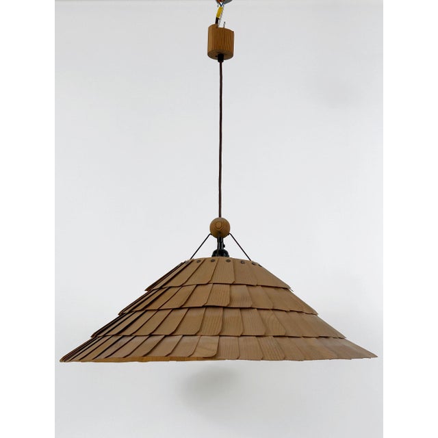 1970s Mid-Century Pendant Lamp from Vest Leuchten, Austria, 1970s For Sale - Image 5 of 18