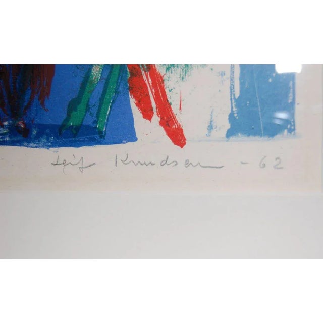 Contemporary Swedish Abstract Lithograph For Sale In Atlanta - Image 6 of 6