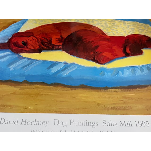 David Hockney, Dog Paintings 43 Salts Mill 1995. 1853 Gallery Salts Mill Saltaire Yorkshire, Copyright David Hockney, Printed in Uk For Sale - Image 14 of 16