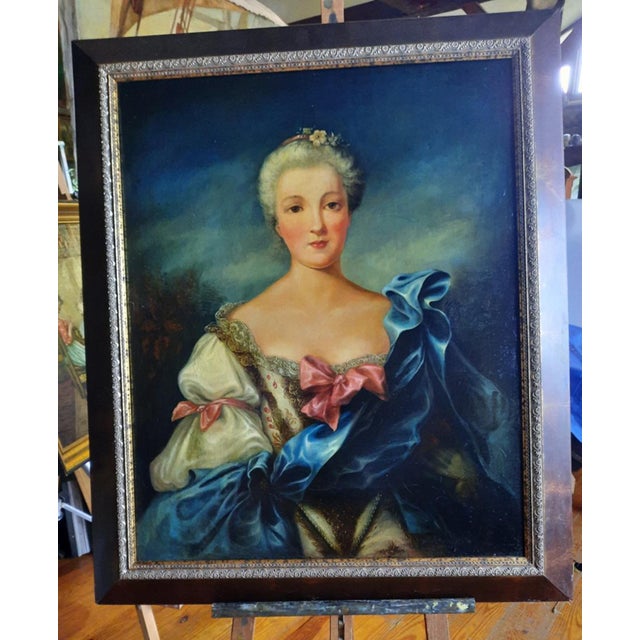 Large Rococo Portrait of Madame de Pompadour, Attributed to Jean-Marc Nattier, Morphy Auctions Provenance A large and...