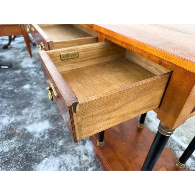 Late 20th Century Biedermeier Style Console Table by Century Furniture For Sale - Image 16 of 18