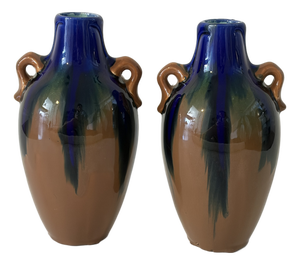 Ceramic Vases by Orchies, France, 1920s, Set of 2