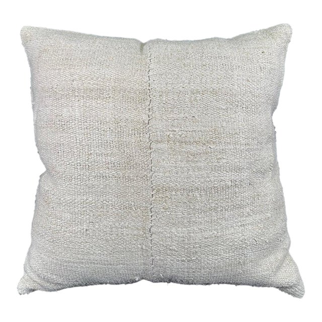 Turkish Hemp Pillow Cushion Natural Beige Pillow Cushion Cover 24x24 For Sale