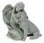 Angel with Dog Statue (Set of 2) For Sale