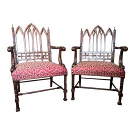 Example of Gothic Revival Lounge Chairs