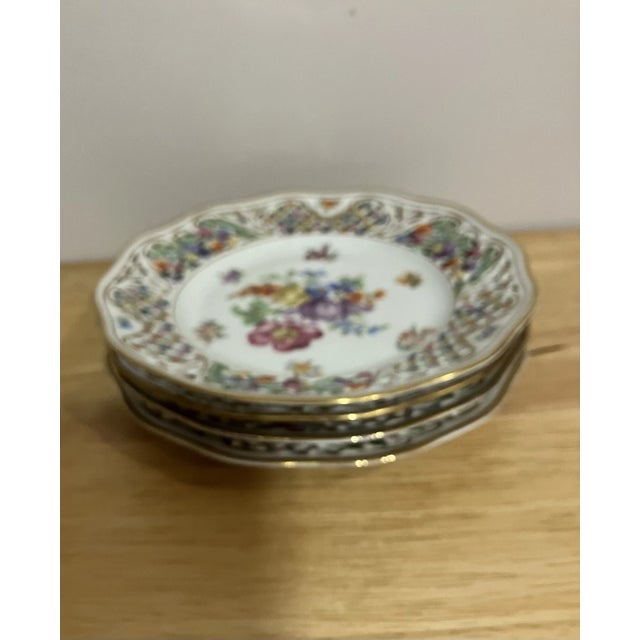 1940s Schumann Salad Plates- Set of 4 For Sale - Image 4 of 4