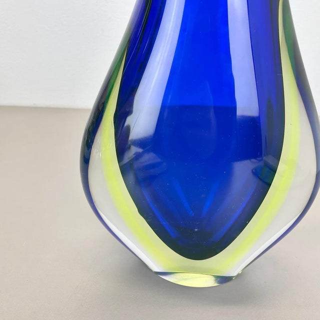 Sommerso Glass Vase by Flavio Poli for Seguso, 1970 For Sale - Image 13 of 18