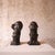 French 19th Century French Iron Knight Helmet Bookends (Set of 2) For Sale - Image 3 of 4