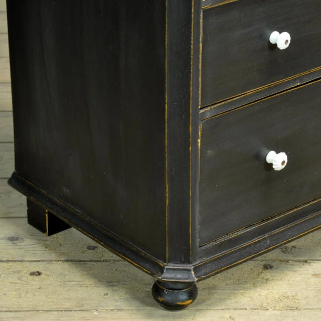 Wood Oak and Pine Chest of Drawers, 1910s For Sale - Image 7 of 13