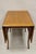 Vintage Mid Century Modern Klismos Saber Leg Oak Wood Drop Leaf Dining Table For Sale - Image 12 of 12