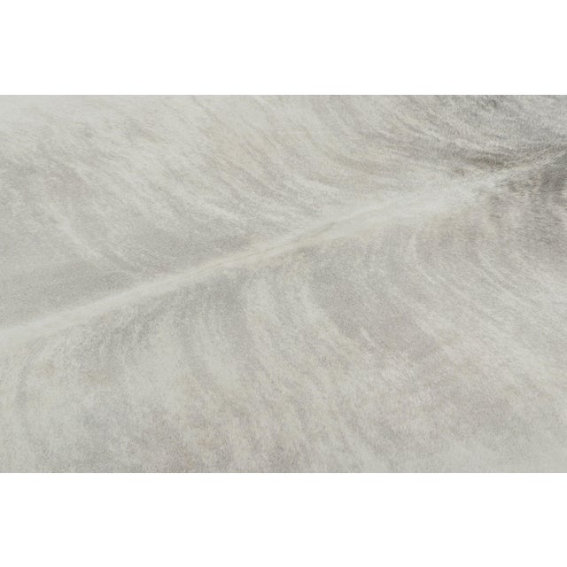 2020s Rug & Kilim’s Contemporary Cowhide in Cream Hues and Gray Accents For Sale - Image 5 of 9