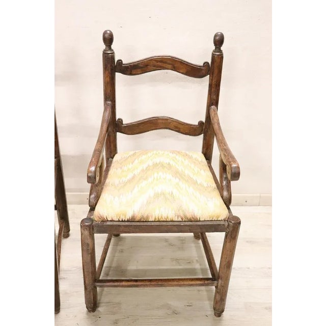 Set of Armchairs in Walnut, 18th Century For Sale - Image 9 of 11