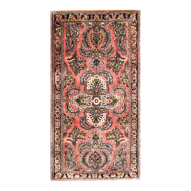 Antique Sarouk Rug, C-1920, Excellent Condition For Sale
