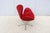 Danish Mid-Century Modern Arne Jacobsen for Fritz Hansen Red Leather Swan Chair, New For Sale In New York - Image 6 of 18