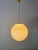 Vintage Modulo S40 Amber Murano Ceiling Lamp by Toso - Massari for Leucos, 1990s For Sale - Image 11 of 16