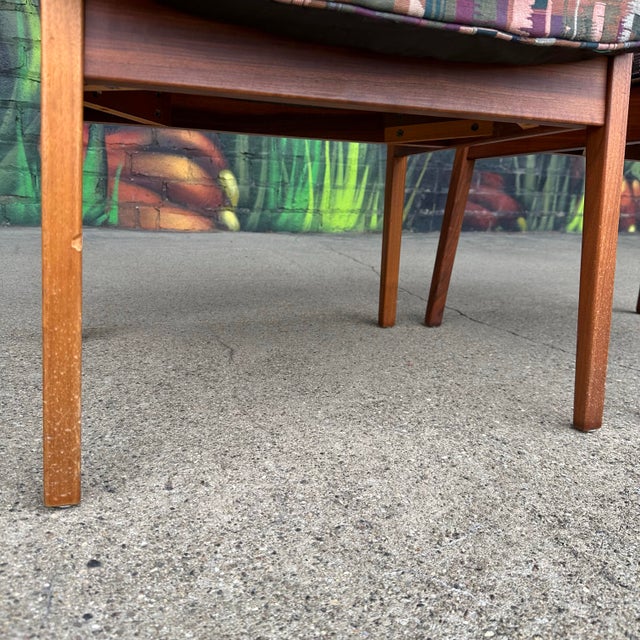 Wood Pair of George Nelson Walnut Arm Chairs For Sale - Image 7 of 12