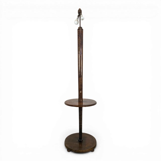 Brutalist Floor Lamp in the style of Dudouyt For Sale