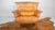 Mid-Century Modern Pacific Green 'Navajo' Cognac Leather & Rattan Lounge Chair For Sale - Image 3 of 18